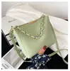 Bolso Cubo Estilo Coreano para Mujer Moda Nuevo Tendencia Primavera y Verano Bolso Cruzado de Hombro para Chica Lindo Sencillo Bolso de Viaje para Mujer