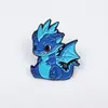 Serie de Dragones de Dibujos Animados Set Combinado de Broches Metálicos Accesorios de Insignias Creativas con Forma de Dinosaurio Accesorios para Ropa Infantil