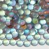 Vidrio Teñido Cristal Diamante Plano Redondo Pegatina Diamante Liso Uñas Arte Perlas Perlas Pez Humano Joyería DIY Taladro de Uñas