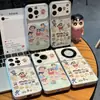 Funda de teléfono de dibujos animados Shin-chan, adecuada para iPhone 16 Pro Max y Apple 17, funda electrochapada de cambio instantáneo