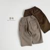 Ropa para niños Pantalones gruesos con forro polar para niños Invierno Pantalones Cock para niños Pantalones casuales holgados modernos para exteriores para niñas Terciopelo de una pieza para niños
