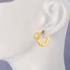 Verano 2024 nuevos pendientes para novias chica pendientes de moda redondos incrustados con diamantes blancos pendientes de encaje irregulares