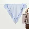 Novo Lenço de Seda Pequeno Clássico Feminino com Bolinhas, de Alto Padrão, Versátil, Pequeno Lenço Simples, Transmissão ao Vivo de E-commerce, Item Quente de Venda de Celebridades da Internet