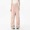 Pantalones de Paracaidista Woodpecker para Mujer, Verano, Exteriores, Tejido de Seda de Hielo Delgado, Secado Rápido, Pantalones Pequeños, Deportes de Montañismo