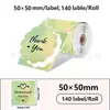 Papel Térmico con Gradiente de Color Ciclo Multicolor Adecuado para Papel de Etiqueta Térmica Jingchen B3S, Detong P1, Puchu Aq00