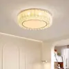 Lámpara de techo para dormitorio, lámpara de techo romántica de pétalos de lujo francés, luz principal de alta gama para dormitorio y sala de estar