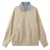 Nueva Chaqueta de Trabajo Vintage con Cuello Solapa de Diseñador de Moda para Hombre, Nuevo Abrigo Khaki Simple Versátil de Invierno