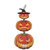 Etiqueta de Madera de Calabaza de Halloween de Venta Caliente Transfronteriza Decoración Festival de Fantasmas de la Muerte Etiqueta Decorativa Feliz Halloween