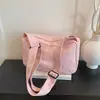 2026 Nova Bolsa de Lona de Grande Capacidade, Bolsa Casual Feminina, Bolsa Tote Personalizada com Lantejoulas, Bolsa Simples de Ombro Transversal