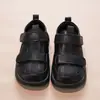 Zapatos Casuales de Cuero Versátiles para Niños 2026 Estilo Nuevo Primavera y Otoño Niños y Niñas Suela Blanda Zapatos Negros de Rendimiento para Niños Mayores Modernos
