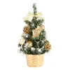 Árbol de Navidad de Escritorio Decoración Navideña Nuevo Transfronterizo 20cm Mini Árbol Artificial Mini Decoración Regalo Navideño Familiar