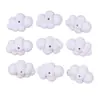 Nube Blanca Pura Rellena Cuentas Sueltas Cadena para Celular DIY Colgante Llavero Accesorios de Joyería Venta al por Mayor