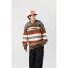 NEOISM estilo campus juvenil suéter retro a rayas para hombre y mujer suéter de invierno de cuello redondo top MY8315
