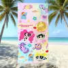 Toalla de Playa de Microfibra de Las Chicas Superpoderosas Secado Rápido y Absorbente de Agua Toalla de Baño para Nadar Infantil Portátil para Viajes Tamaño Grande