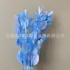 Arranjo de flores eternas folha laranja com ramos de folhagem, materiais florais DIY com toque de alta qualidade, atacado de fabricante de Yunnan, decoração de flores eternas