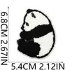 Parche Bordado de Panda Lindo, Parche de Panda para Decoración DIY de Ropa y Bolsos, Parche de Panda Pequeño con Sombrero
