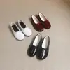 Zapatos Planos Redondos Estilo Francés con Lazo, Zapatos Planos sin Cordones para Mujer, Bailarinas Planas de Puntada Media Ultracómodas
