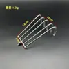 Faca de pesca para cortar grama foice arpão arpão de aço inoxidável faca para noz de betel serra gancho pinha conector 8mm ancinho para plantas aquáticas