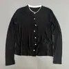 Cárdigan de botones estilo minimalista para mujer, nueva colección de otoño, adecuado para el uso diario, de manga larga, ligero, transpirable, versátil, top protector solar, disponible en varios colores
