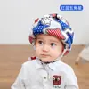 Gorro protector de cabeza anti-golpes para bebé y niño pequeño, almohadilla protectora para la cabeza para niños que caminan con tranquilidad, Tencel transpirable