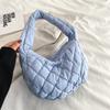 Bolso de nube plisado de moda para otoño e invierno 2022, bolso de hombro informal versátil de gran capacidad para mujer