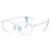 Nuevo Marco de Gafas de Moda para Niños y Niñas de 8 a 12 Años, Marco Anti-Luz Azul para Miopía para Niños, Estilo Simple Suave para Estudiantes de Primaria