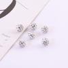 10mm linha de cerâmica macia broca bola furo reto contas soltas diy cheongsam placa botão pulseira miçangas material de jóias acessórios