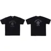 260g Marca de Moda Venta al por Mayor Transfronteriza Camiseta Pesada Bape Cabeza de Mono Tiburón