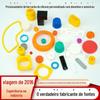 Embalagem de hardware plástico plástico borracha borracha tampa borracha adesivo de borracha transparente tubo de silicone processamento personalizado