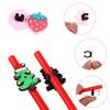 Nuevo Bolígrafo de Gel de Dibujos Animados de Venta Caliente Tapa de Lápiz Lindo Mini Fruta Animal Juego de Lápices con Clip para Estudiante