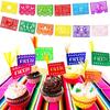 Banderines de Halloween Transfronterizos, Decoraciones Mexicanas, Piñata, Banderas del Día de Muertos, Banderines Navideños