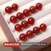 8A Ágata Cuentas Sueltas DIY Cuentas Hechas a Mano Ágata Blanco Negro Verde Amarillo Rojo Cuentas Redondas de Ágata Cuentas Sueltas para Pulsera de Ágata Natural
