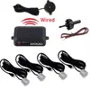 Kit de 4 Sensores de Estacionamiento para Coche Zumbador 22 mm Radar de Reversa Alarma Sonora Sonda Indicadora 12V