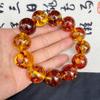 Cuentas de Ámbar Flor de Ámbar de Cera de Abejas Optimizadas, Cuentas de Juguete, Pulseras para Hombres y Mujeres, Pulseras de Flor de Ámbar, Cuentas Sueltas, Joyería de Mano para Mujeres