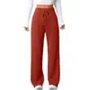 Ropa Femenina Transfronteriza Otoño e Invierno 2025 Ropa Europea y Americana Amazon Wish Nueva Exportación Color Sólido Canalé Bolsillo de Solapa Pantalones Casuales para Mujer