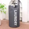 Bolsa de lavandería de tela Oxford cesta de almacenamiento para ropa sucia cubo de almacenamiento de ropa plegable para baño gran capacidad cesta para ropa sucia venta al por mayor