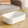 Caja de Almacenamiento con Tapa, Caja Organizadora Doméstica de Plástico, Caja de Almacenamiento para Ropa, Caja de Almacenamiento para Armario, Apilable