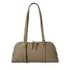 Bolsa Feminina Jiuyue de Couro Genuíno 2026 Novo Estilo Coreano Bolsa de Mão Bolsa Baguete para o Trabalho Design de Nicho Bolsa de Ombro Verão
