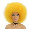 Venda Quente Transfronteiriça Afro Cos Anime Fibra Química Ventilador Colorido Prom Perucas Adereços de Cabeça Fabricante de Perucas Atacado