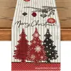 TEMU Camino de Mesa Navideño Más Vendido Mantel de Árbol de Navidad Invernal Tela Decorativa para Mesa de Comedor Navideña Camino de Mesa Personalizado Venta al por Mayor