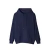 Nueva sudadera de cuello redondo para hombre y mujer, top tipo camiseta de manga larga, corte holgado con bordado en inglés, sudadera de marca versátil y moderna estilo coreano para hombre