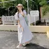 Vestido Verano Mujer 2025 Nuevo Reductor de Edad Versátil Cómodo Potenciador de Calidad Cuadros Vestido de Hada Tendencia