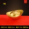 Adornos de Lingotes de Oro Macizo, Accesorios de Lingotes de Oro Macizo, Artesanía para el Hogar de Dios de la Riqueza, Regalos de Inauguración de Tienda