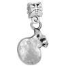 Panjia Nueva Venta Caliente Retro Plata Amor Dados Cuentas DIY Accesorios Pulsera Pulsera