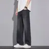 Jeans de Verano para Hombre, Estilo Delgado, Nuevos Pantalones Rectos Holgados de Moda 2026, Pantalones Anchos Casuales Frescos para Hombre