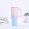Taza de coche con asa transfronteriza, taza de hielo gigante aislada, taza con popote para café y té de leche de oficina, taza de agua portátil para hombres y mujeres