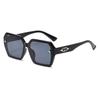 Gafas de Sol de Alta Gama Transfronterizas para Hombres y Mujeres, Gafas de Montura Grande de Moda Europea y Americana con un Toque de Alta Gama, Adecuadas para Fotografía Callejera al Aire Libre, Modernas y Versátiles