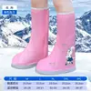 Cubrezapatos de lluvia para niños, impermeables y antideslizantes, duraderos, para niñas y niños, adecuados para usar sobre zapatos, zapatos de agua y botas de lluvia para estudiantes de primaria