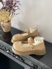 Sapatos Mary Jane de Couro de Bico Redondo para Mulheres 2025 Primavera Novos Mocassins Franceses de Sola Grossa Sapatos Retrô de Salto Grosso Estilo Britânico