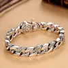 Pulsera de Mantra de Seis Caracteres Estilo Étnico para Hombre, Versión Ancha Giratoria de Moda, Dominante Elegante para Hombre, Joyería de Mano Retro